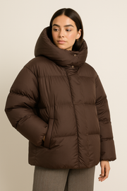 Doudoune Oversize Chocolat