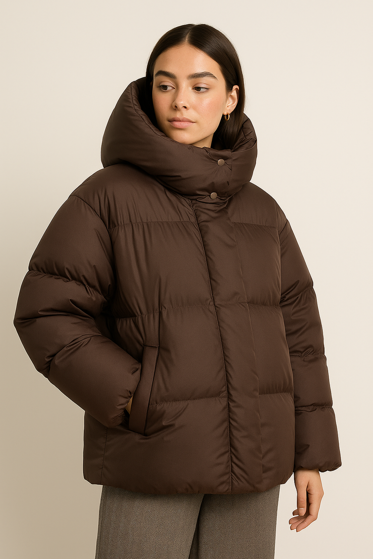 Doudoune Oversize Chocolat