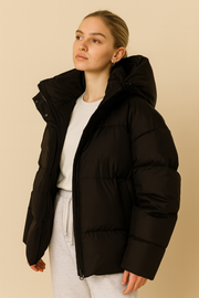 Doudoune Oversize Chocolat